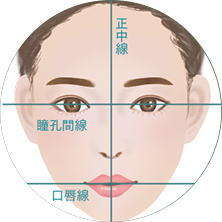 顔貌分析（正面）