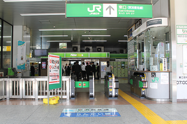 大井町駅（JR東口改札）からのアクセス①